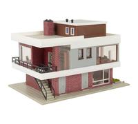 FALLER 109257 - B-257 Casa Moderna con Techo Plano - Pista: H0 - Edificio para Modelos de ferrocarriles - Escala: 1:87