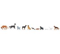 Faller 151902 Cats (4) & Dogs (8) Figure Set HO gauge