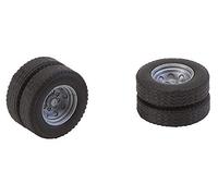 Faller 163112 2 Ruedas Completas (neumáticos Gemelos) para Bomberos, Multicolor