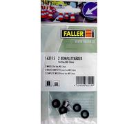 Faller 163115 2 Ruedas Completas (Eje Trasero) para Bus MB Citaro, Modelos Diferentes