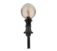 Faller 180137 - Lámpara LED de Camino esférica, luz Blanca cálida, 3 Unidades, Ancho de vía H0