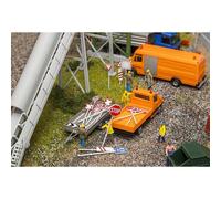 FALLER FA 180534 - Kit de señalización de tráfico, Accesorios para maquetas, Color Blanco
