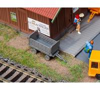 Faller 180990 H0 spoorwagen, grijs 2-delig kant-en-klaar model (Importación USA)