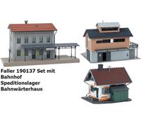 FALLER 190337 Set De Acción Estación Feldkirchen 2 Kit HO 1:87 NUEVO