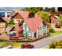 FALLER 191815 - Casa residencial con cochera - Pista: H0 - Edificio para Modelos de ferrocarriles - Escala: 1:87