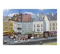 Faller Beethovenstraße - Maqueta de 2 Casas con 582 Piezas, 202 x 118 x 200 mm, Accesorios de ferrocarril H0, Modelo ferroviario H0