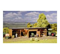 H0 FA HAY ROLLS STORE WITH WORKSHOP
