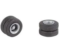 Faller FA 163117 - Juego de 2 Ruedas Completas (Eje Trasero) para Furgonetas y autobuses