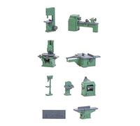 FALLER FA 180455 Workshop Furnishings Scenery and Accessories - Kit de construcción, Color Verde