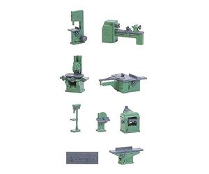 FALLER FA 180455 Workshop Furnishings Scenery and Accessories - Kit de construcción, Color Verde
