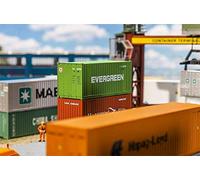 Faller FA 180821 - 20 Container Evergreen, Accesorios para el diseño de ferrocarril, Modelo