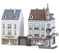 FALLER FA 232387 - 2 Casas adosadas Beethovenstraße, Accesorios para el Modelo de ferrocarril, construcción de maquetas, 18,5 x 7,7 x 27,9 cm
