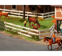 Faller FA180416 - Valla acoplable, Color Blanco, Multicolor