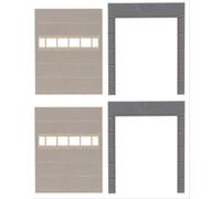 Faller FA180881 - Juego de 2 Elementos de Pared con portón Goldbeck