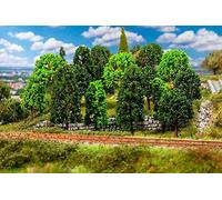 Faller FA181524 - Juego de 15 árboles de Hojas, Varios Modelos