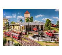 Faller H0 120081 - Cobertizo De Locomotoras Freilassing Kit Nuevo