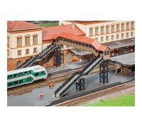 Faller H0 120109 - Puente Peatonal Con Techo Kit Nuevo