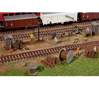 FALLER H0 120141 - Decoración-escarpado para El Área Ferroviaria Kit Mercancía