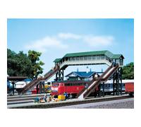 Faller H0 120198 - Puente Peatonal Cubierto, Ep. II Kit Nuevo