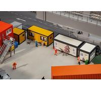 Faller H0 130136-4 Contenedor Construcción,Negro Amarillo/Gris-Negro