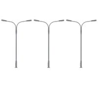 FALLER H0 180120 - Led-Kofferleuchte,Dos Brazos,Blanco Frío, 3 Piezas Nuevo