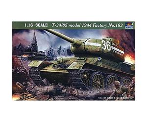 Faller Trumpeter 902 T-34/85 Model 1944 "Factory n.º 183" - Tanque a Escala