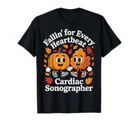 Fallin for Every Heartbeat Fall Cardiac Sonography Thankful Camiseta