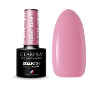 Claresa Esmalte de uñas UV LED Collection Hybrid Manicura Soak Off Nail Polish Color Rosa, nº 8, Fallin Love, 5 ml