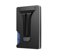 Fallinep Cartera para hombre ultrafina, Smart Wallet con seguimiento de ubicación, Air Wallet Build-in Airtag Chip compatible con Apple Find My iOS Only, tarjetero con bloqueo RFID con clip para