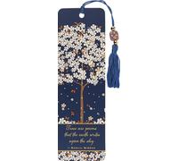 Falling Blossoms Beaded Bookmark