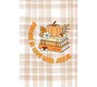 Falling in Love with Jesus Journal - Christian Fall Themed Notebook, 80 Pages, 6x9 Prayer & Devotional Journal