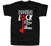 Falling in Reverse Shirt Casual Retro Comfortable Vintage Gift Tees Black S