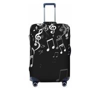 Falling Musical - Fundas protectoras elásticas para equipaje de viaje, 45,7 a 81,3 cm, Black, XL