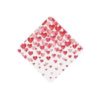 Falling Red Hearts Printing - Ambientador para coche, con cuerda, para coche y hogar, 10 unidades