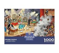 Fallo de Truco en el Teatro de Magia Puzzle De Madera Impermeable Puzzles De 1000 Piezas para Adultos Divertido Rompecabezas para Decoración del Hogar
