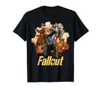 Fallout - Conjunto Camiseta, Hombre, Negro, 4XL