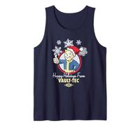Fallout Happy Holidays from Vault-Tec Christmas Video Game Camiseta sin Mangas