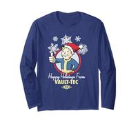 Fallout Happy Holidays from Vault-Tec Christmas Video Game Manga Larga