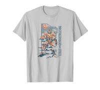 Fallout - Hermandad de Acero (Oscuro) Camiseta, Hombre, Plata, L