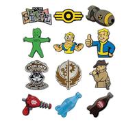 Fallout Mystery Pins Volume 2 - Caja CDU con 12 Pines de Esmalte Coleccionables, Juego de caja ciega con licencia oficial para jugadores, fanáticos y coleccionistas