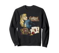 Fallout New Vegas Vintage Distressed Pinup Casino Video Game Sudadera