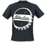 Fallout Nuka Cola Bottle Cap - Camiseta para Hombre, Negro, XL