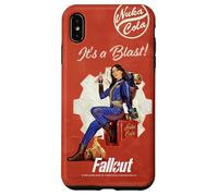 Fallout Nuka Cola Lucy It's a Blast Retro Ad Gaming TV Show Carcasa para iPhone XS Max