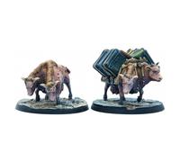 Fallout RPG Wasteland Warfare Criaturas Manada de brahmanes