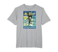 Fallout - Sr. Handy Camiseta, Hombre Tallas Grandes, Gris Jaspeado, 4X Alto