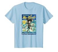 Fallout - Sr. Handy Camiseta, Niños, Azul Bebé, 4 años