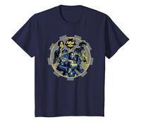 Fallout: Trio Vault Camiseta, Niños, Azul Marino, 12 años