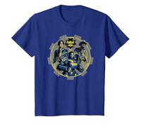 Fallout: Trio Vault Camiseta, Niños, Azul Real, 12 años