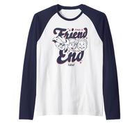 Fallout TV Series Friend For The End Three Character Faces Camiseta Manga Raglan