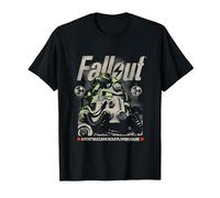 Fallout Video Game Distressed Character Portrait Camiseta, Hombre, Negro, 3XL